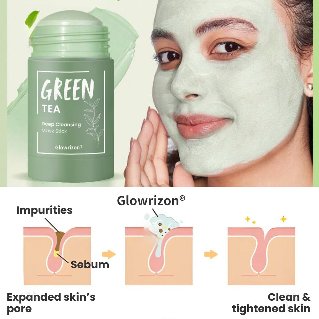 Glowrizonยฎ Green Tea Deep Cleansing Mask Stick (๐๐% ๐๐ฝ๐ฝ ๐๐ก๐๐ฆ ๐๐ก ๐ญ๐ฌ ๐ ๐๐ก๐จ๐ง๐๐ฆ)