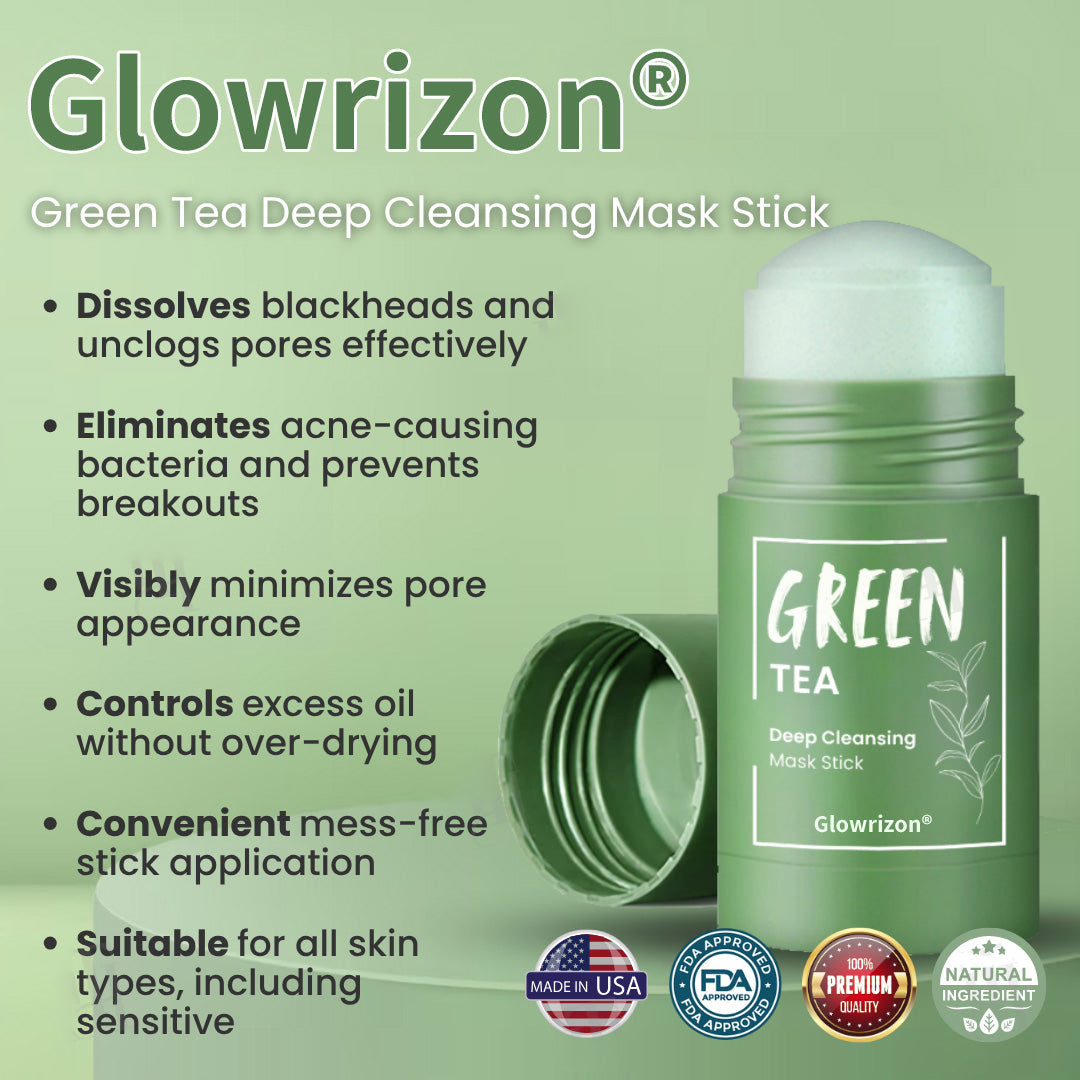 Glowrizonยฎ Green Tea Deep Cleansing Mask Stick (๐๐% ๐๐ฝ๐ฝ ๐๐ก๐๐ฆ ๐๐ก ๐ญ๐ฌ ๐ ๐๐ก๐จ๐ง๐๐ฆ)