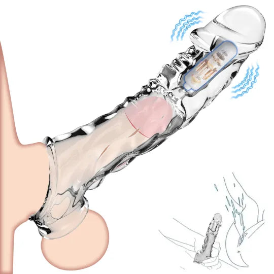 🔥🎁2025 latest hot style low price 💥💥-Reusable penis extension vibrator😍