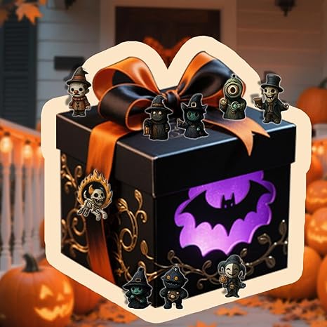 🔥LAST DAY 49% OFF - 🎃31 Nights of Fright – Halloween Countdown Box with Figurines