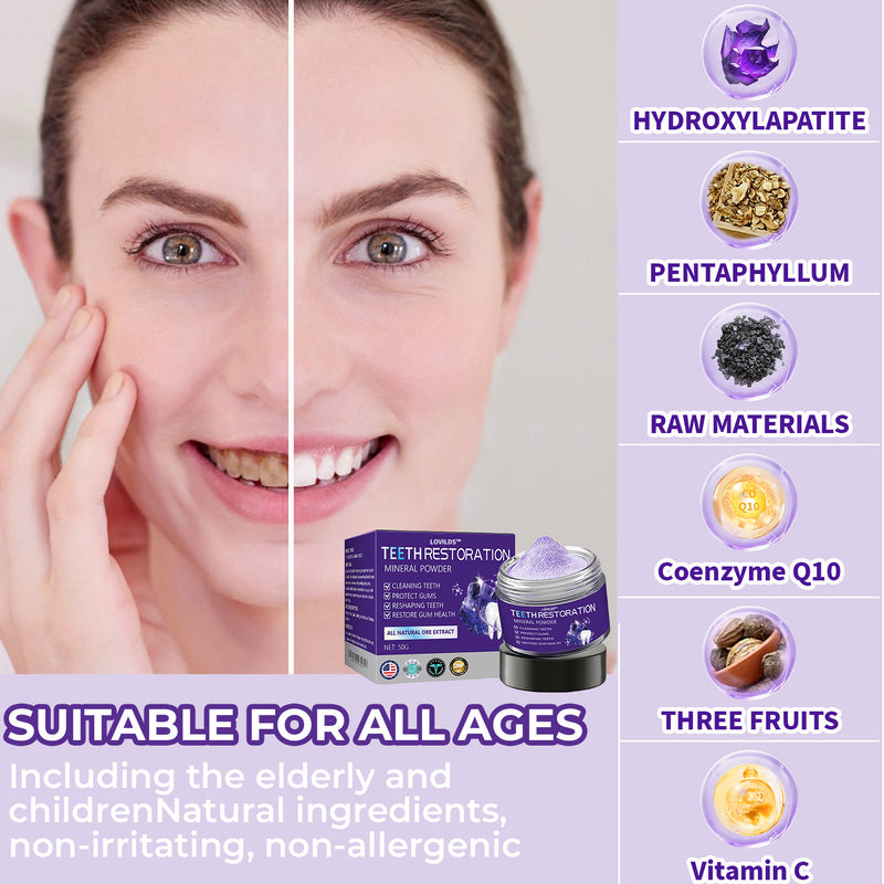 š¦·LOVILDS⢠Dental Repair Mineral Powder >> š„Buy 1 Get 1 Freeš„