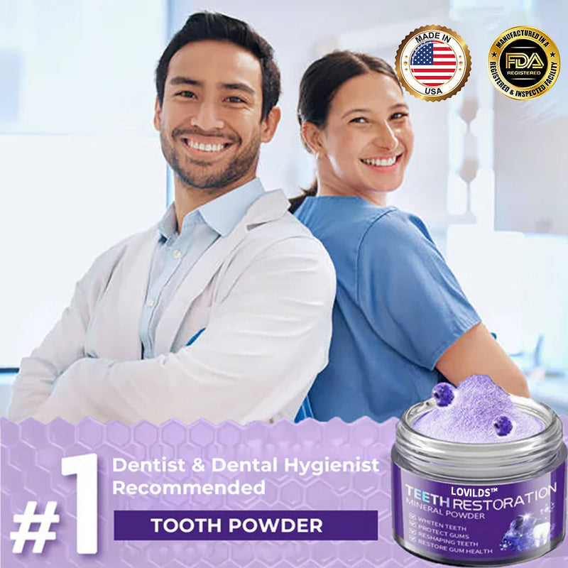 š¦·LOVILDS⢠Dental Repair Mineral Powder >> š„Buy 1 Get 1 Freeš„