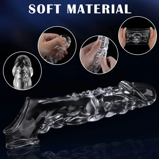 🔥🎁2025 latest hot style low price 💥💥-Reusable penis extension vibrator😍