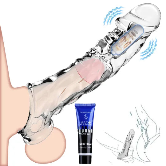 🔥🎁2025 latest hot style low price 💥💥-Reusable penis extension vibrator😍