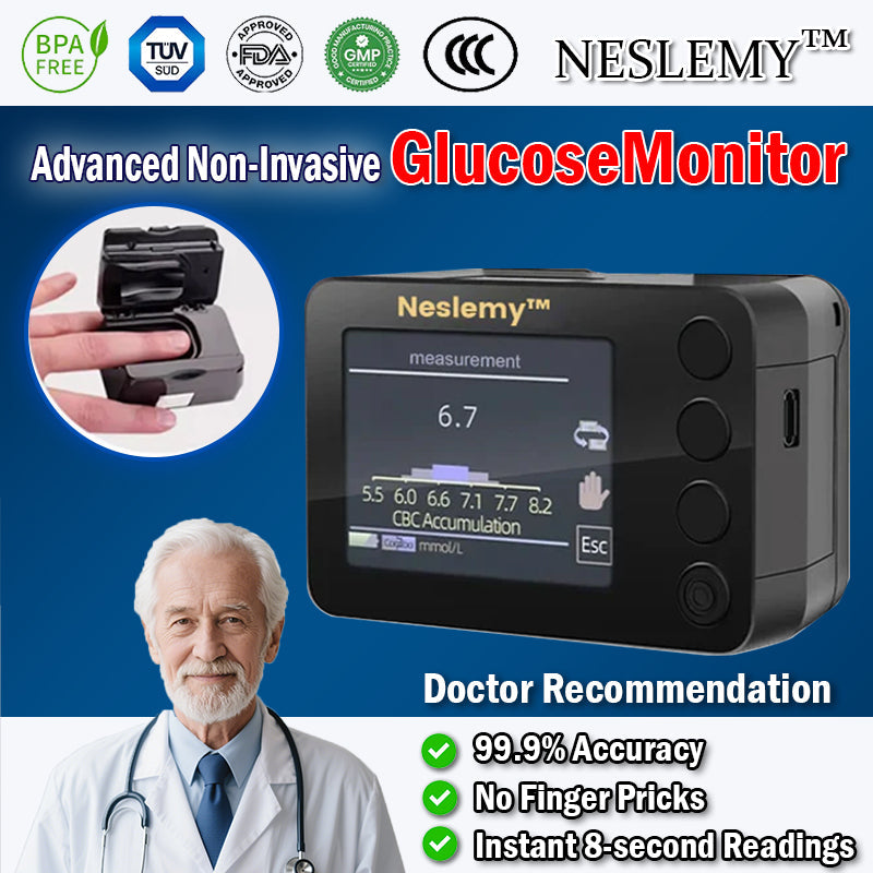 Neslemy™ Advanced Non-Invasive GlucoseMonitor-99.9% Accuracy + Exclusive Gift ✅TGA Approved
