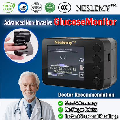 Neslemy™ Advanced Non-Invasive GlucoseMonitor-99.9% Accuracy + Exclusive Gift ✅TGA Approved