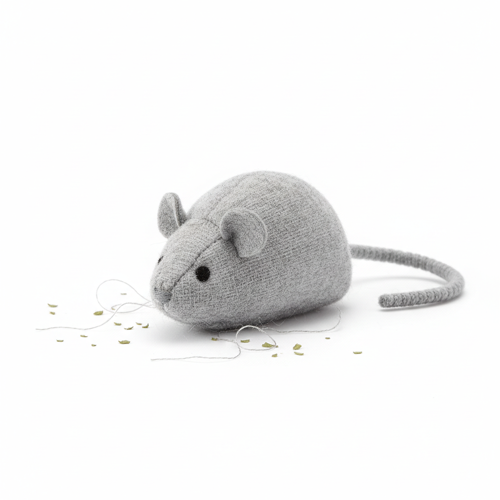 Catnip Plush Mouse Toy