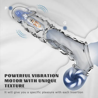 🔥🎁2025 latest hot style low price 💥💥-Reusable penis extension vibrator😍