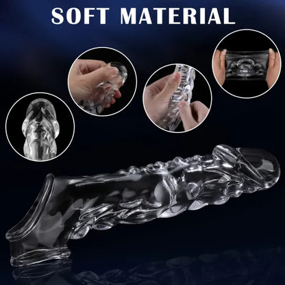 🔥🎁2025 latest hot style low price 💥💥-Reusable penis extension vibrator😍