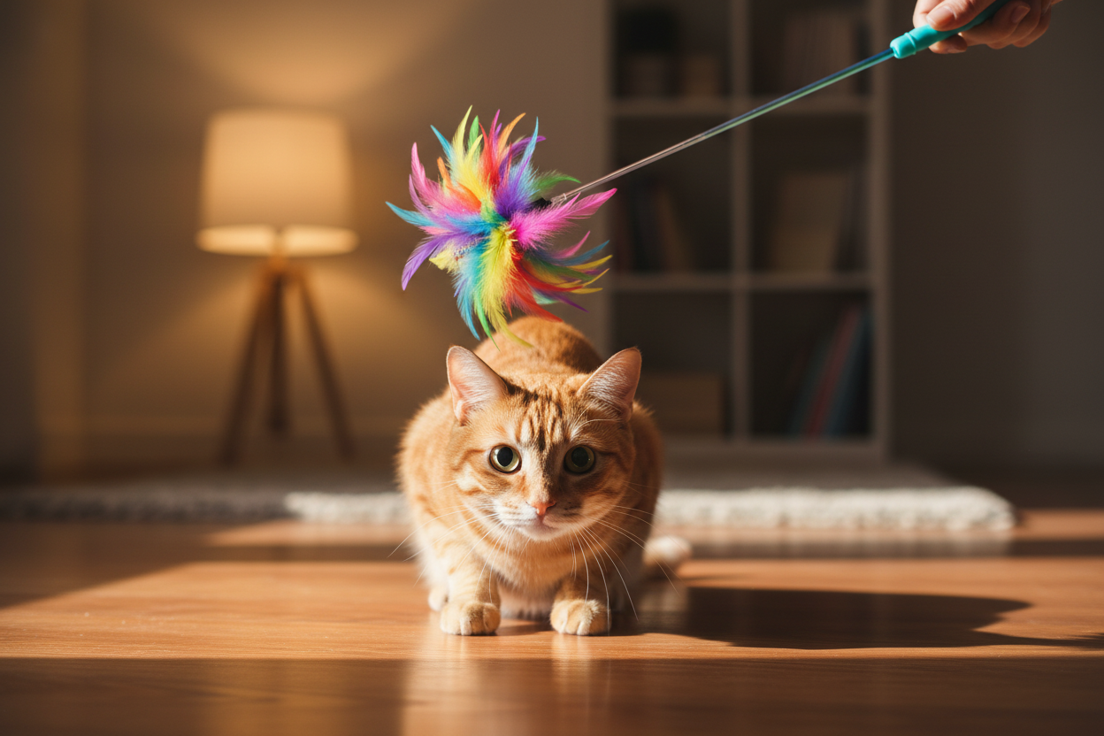 Orange Cat Hunting Mode
